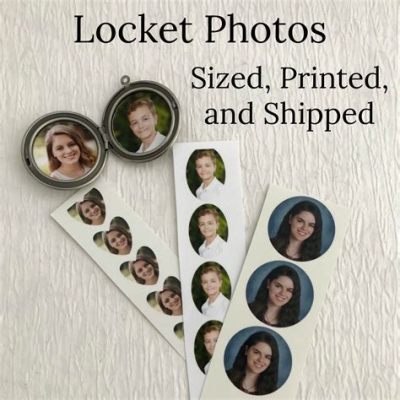 how to print a small picture for a locket